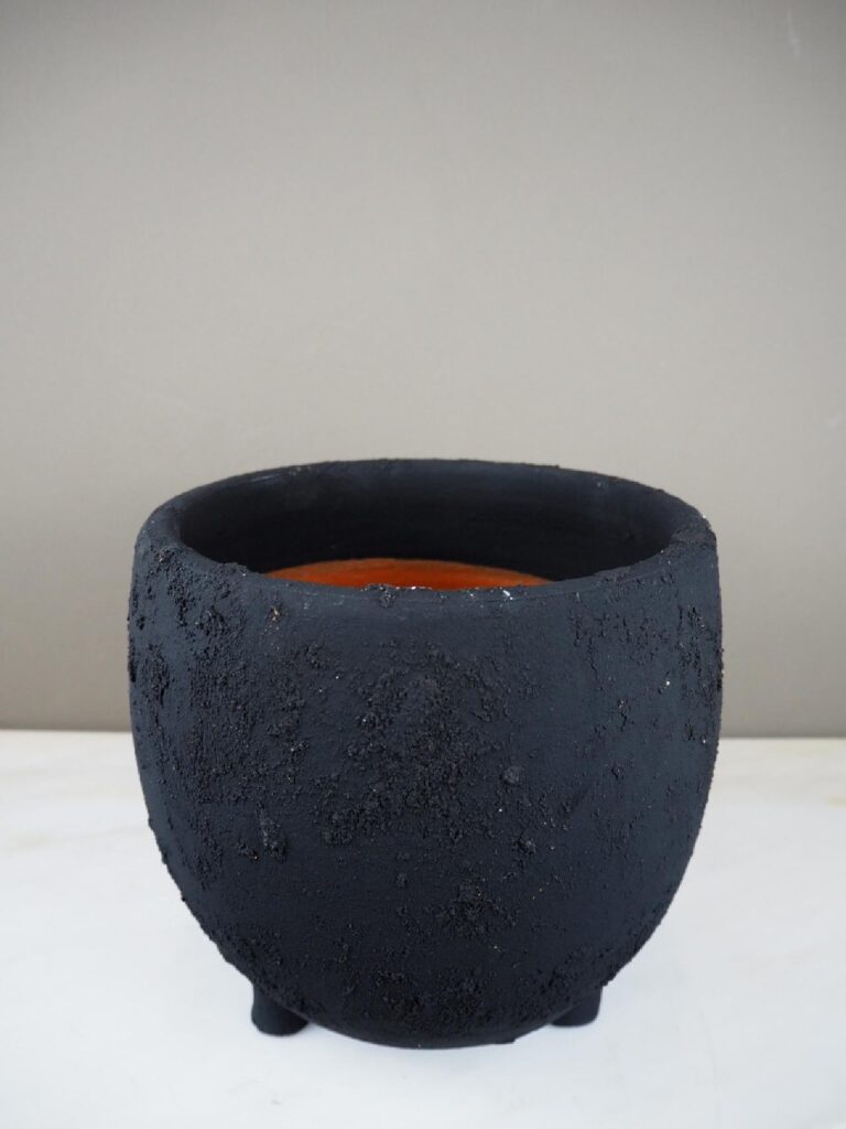 Ball shape pot black L - Image 2