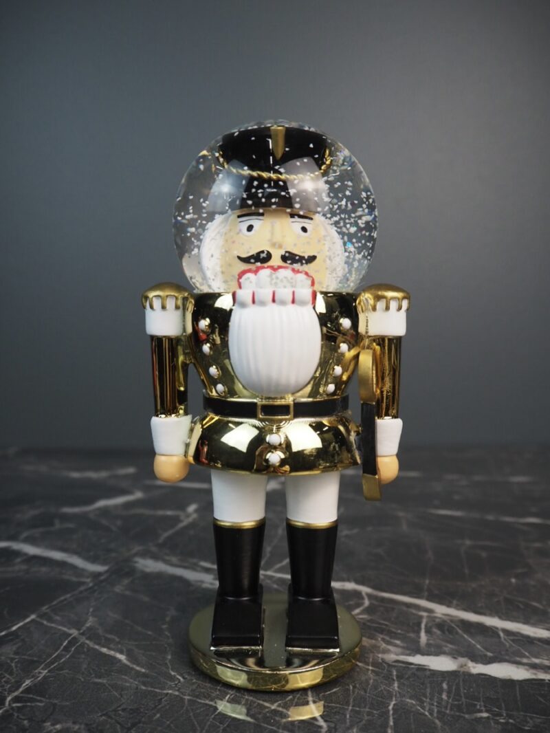 Nutcracker golden snowglobe 65mm