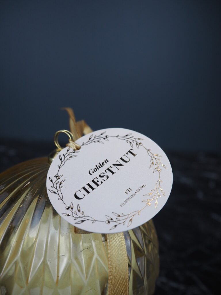 Christmas ball chestnut L - Image 3