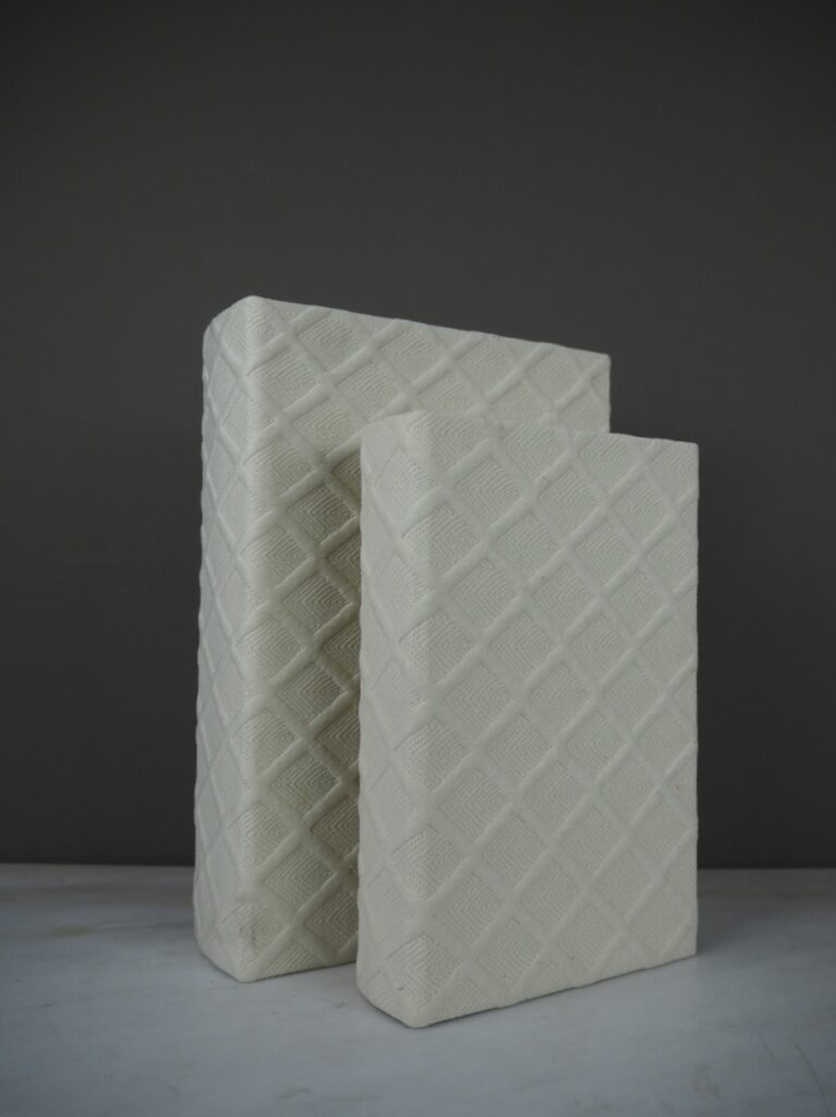 Seklet book box cream  S/2 - Image 2