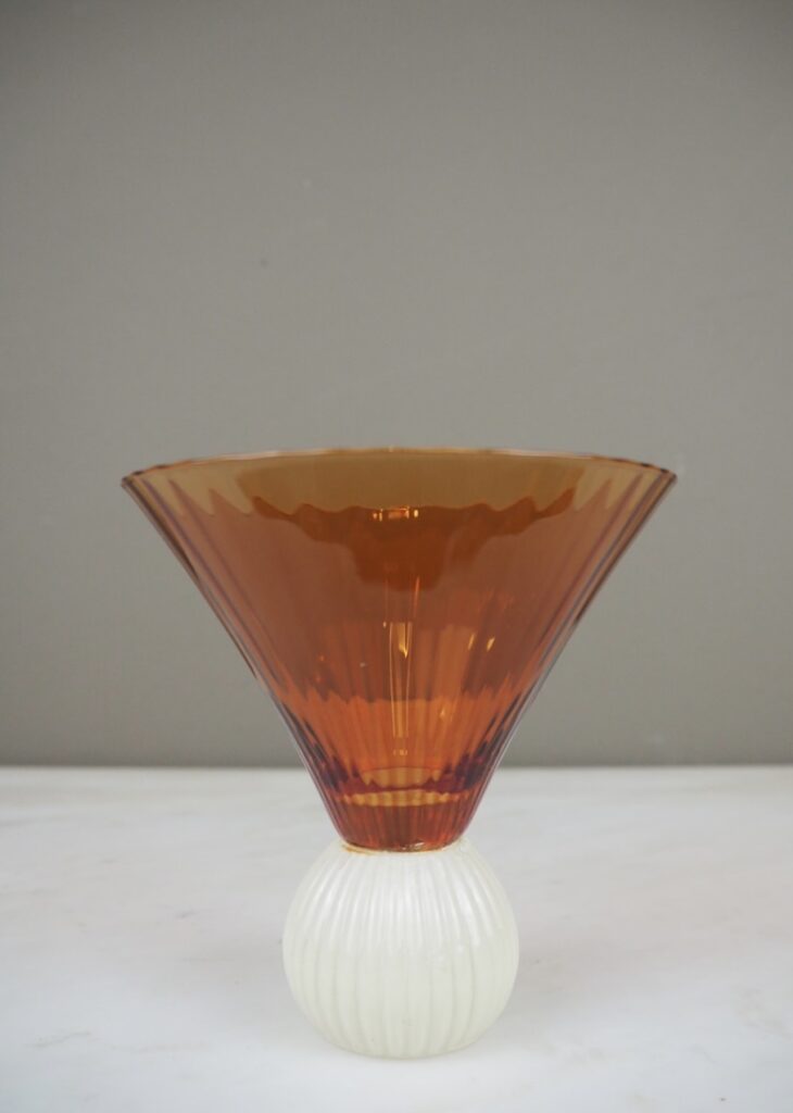 SWAY Glass Brown/creme cocktail