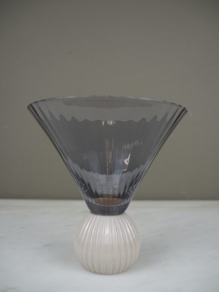 SWAY Glass smoke/creme cocktail