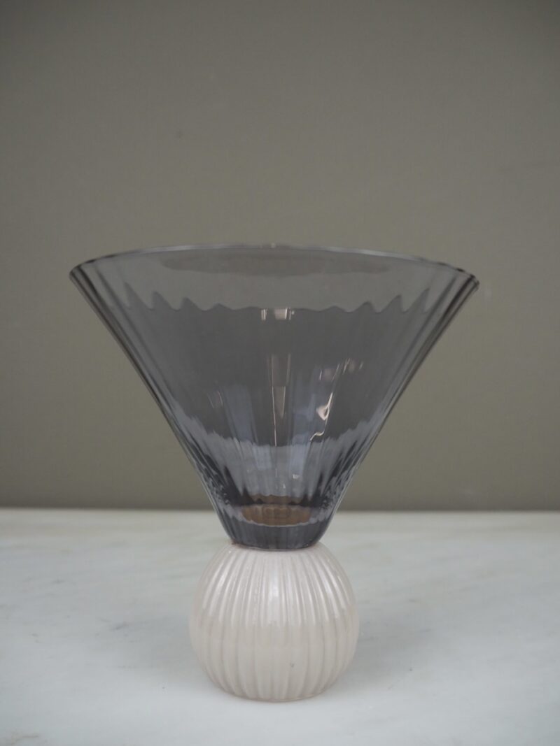 SWAY Glass smoke/creme cocktail