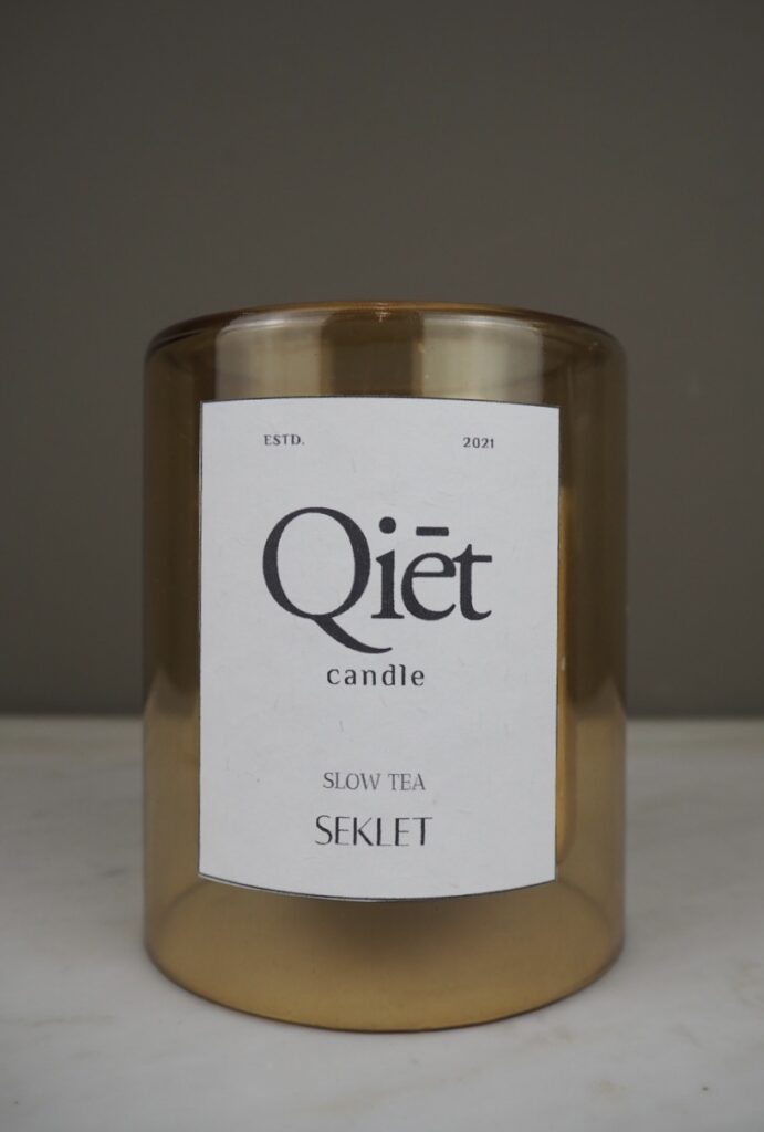 Qiet candle slow tea seklet