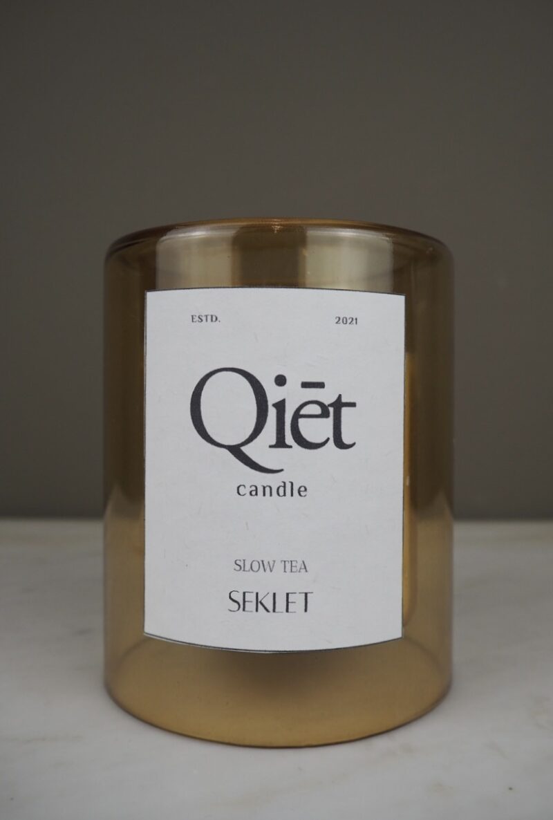 Qiet candle slow tea seklet
