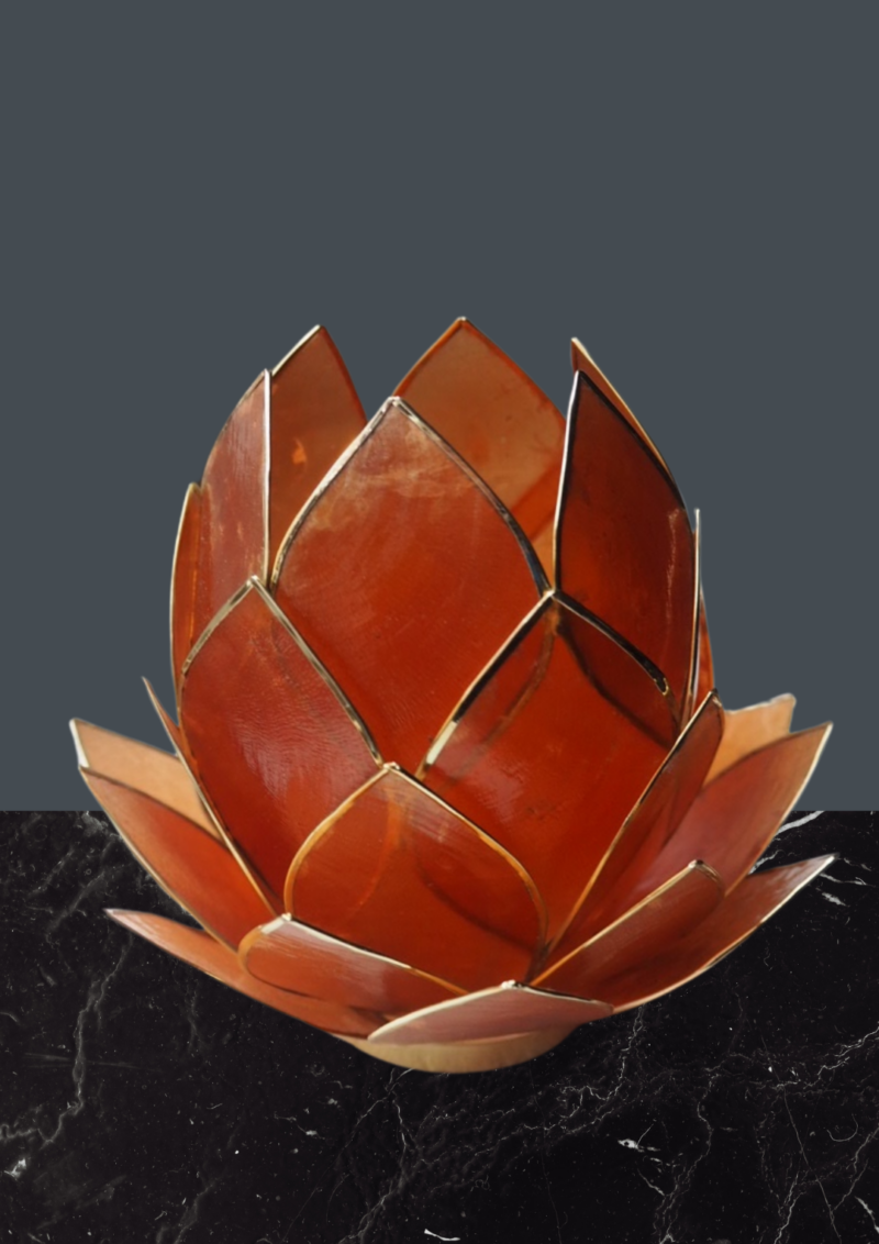 Copper precious cabbage gold plated