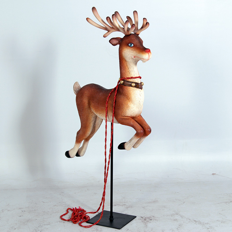 Reindeer for Santa on Sleigh