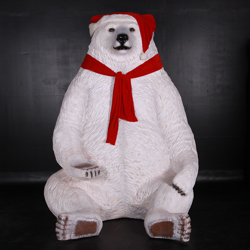 Sitting Christmas Bear – Jumbo