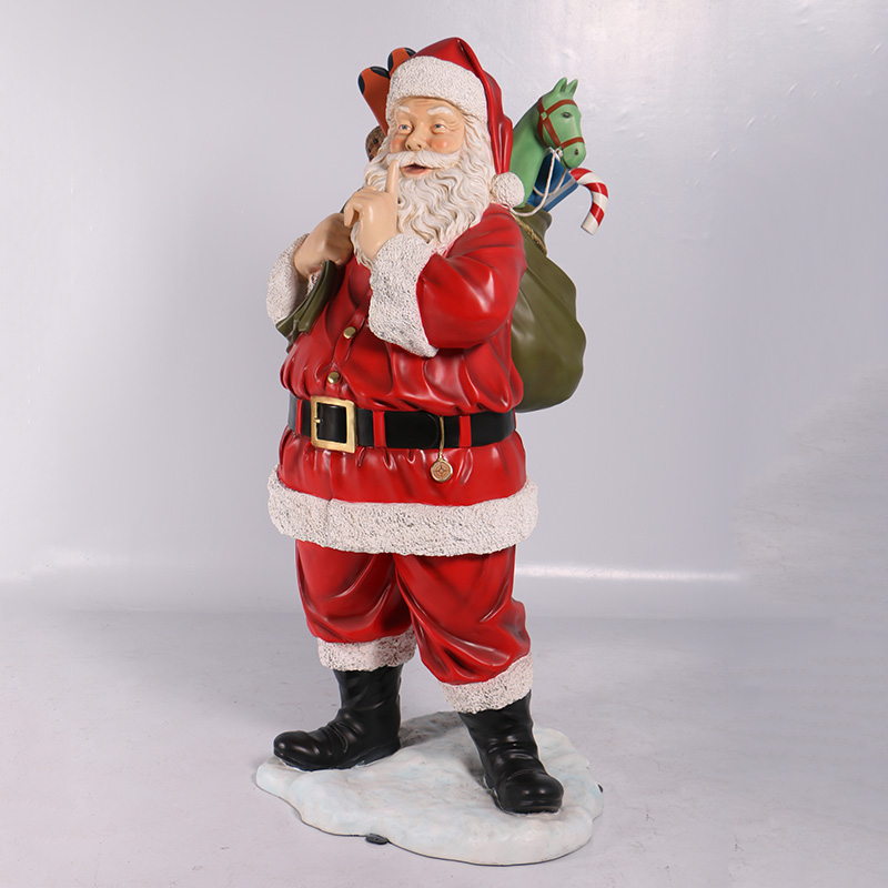 Santa with Toys 6ft.