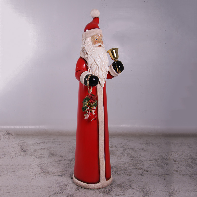 Skinny Santa w/ Bell & Wreath