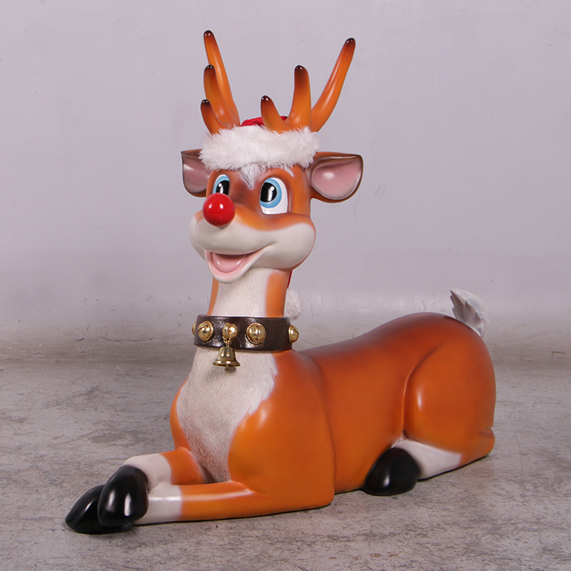 Funny Reindeer Lying Down