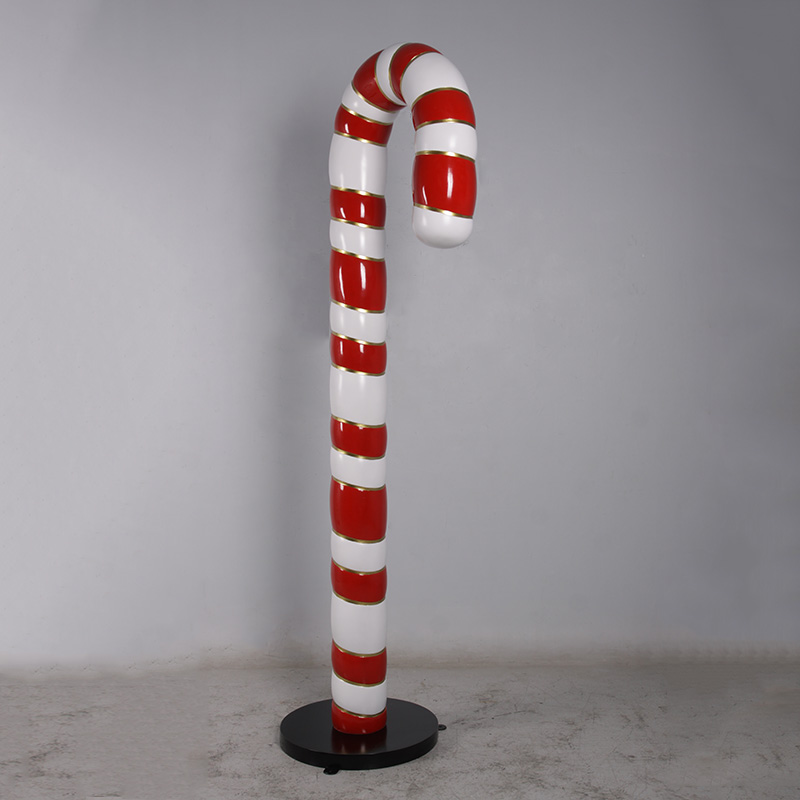 Candy Cane 8ft. RedWhiteGoldw/MP