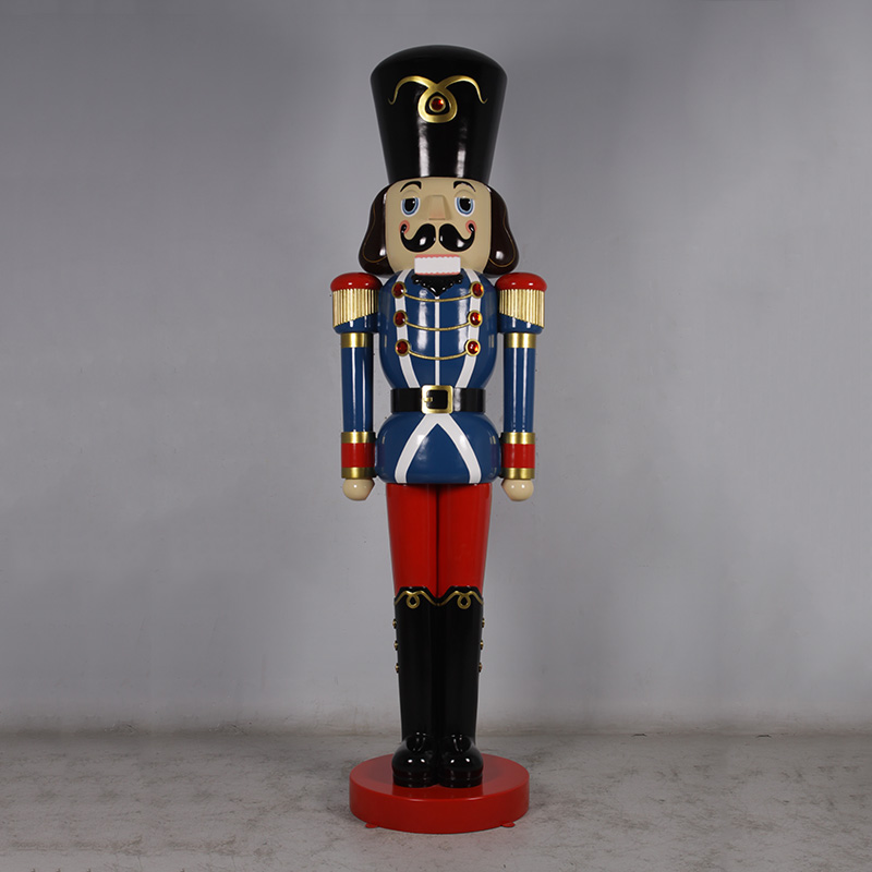 Nutcracker Soldier 10ft. BlueJacket&RedPantswithMP