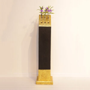 Scorched Floral Column MatBlk&GL