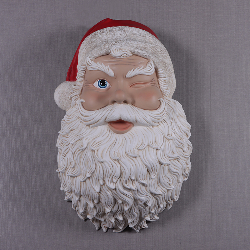 Santa Head Wall Plaque