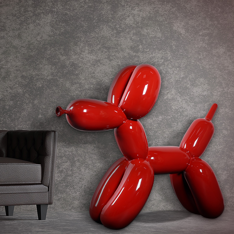 Balloon Dog 4ft. GelCoatRed