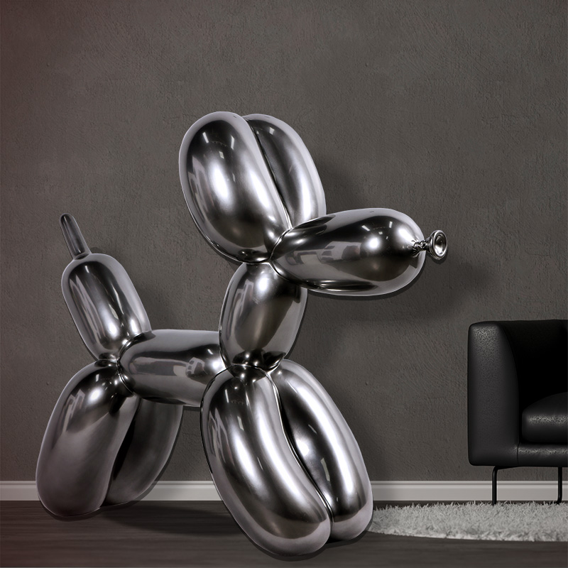 Balloon Dog 4ft. LiquidSilver