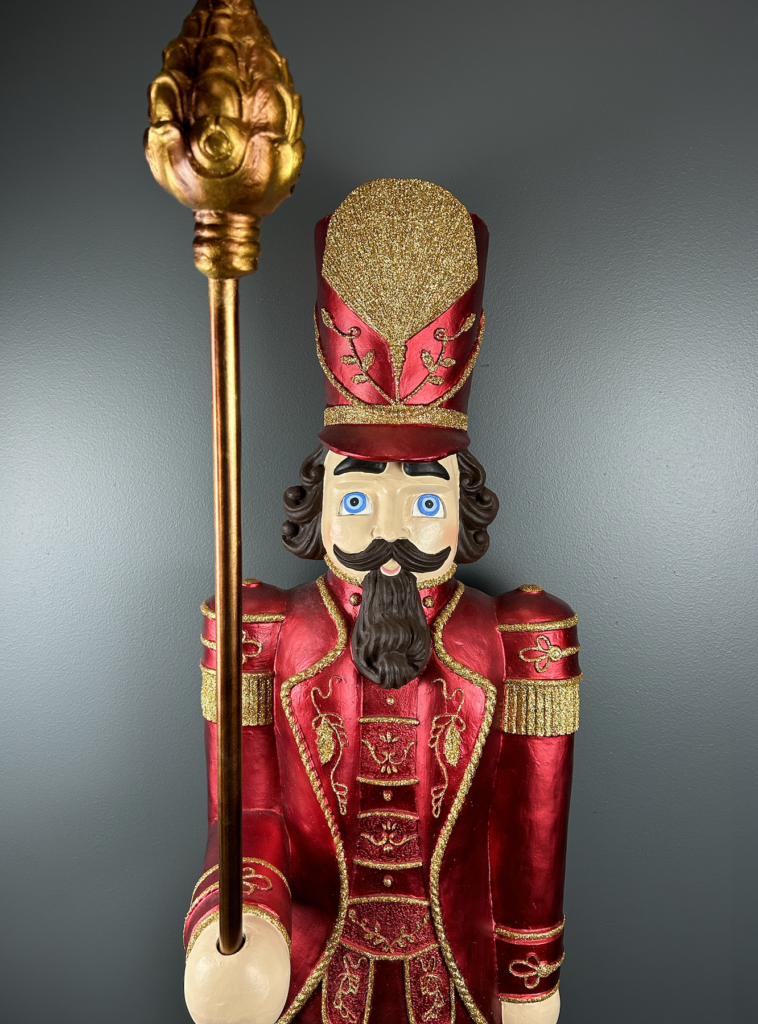 Nutcracker soldier staff Red/Gold 172 cm - Image 2