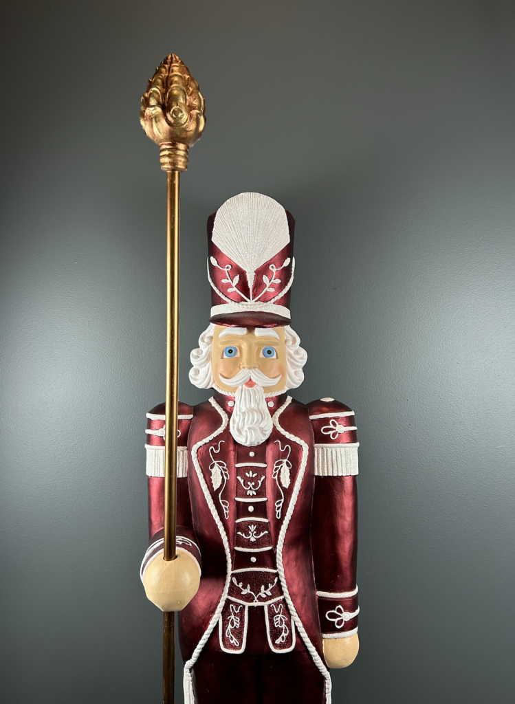 Nutcracker soldier staff Red/white 172 cm - Image 2