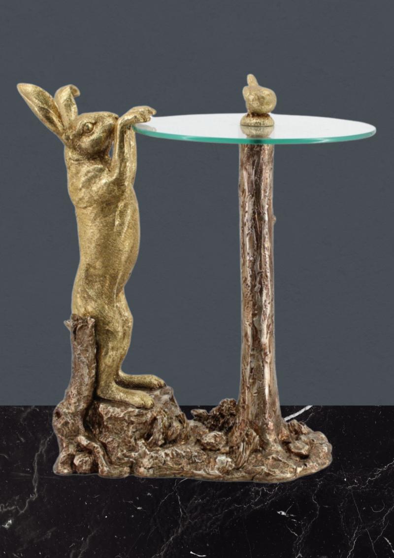 Rabbit Table gold