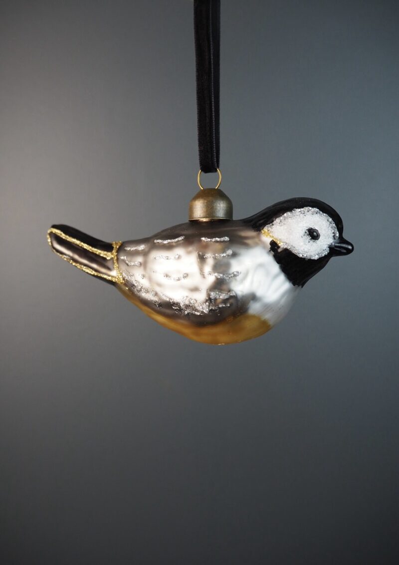 Glass bird black
