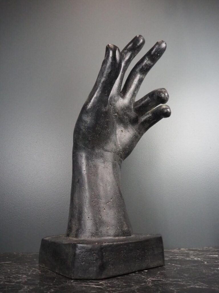 Hand Statue AgedBlkStone - Image 3