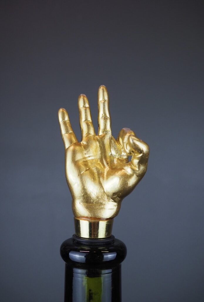 OK bottle stopper gold - Image 3