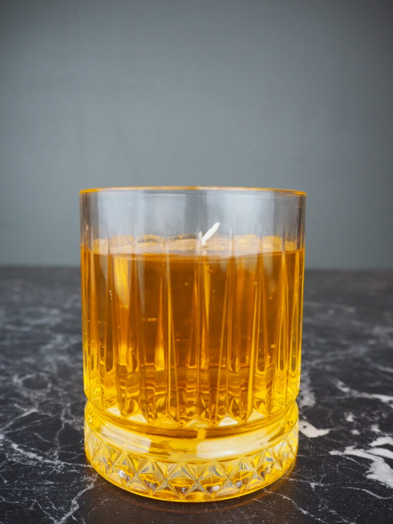 Whiskey candle vanilla bourbon