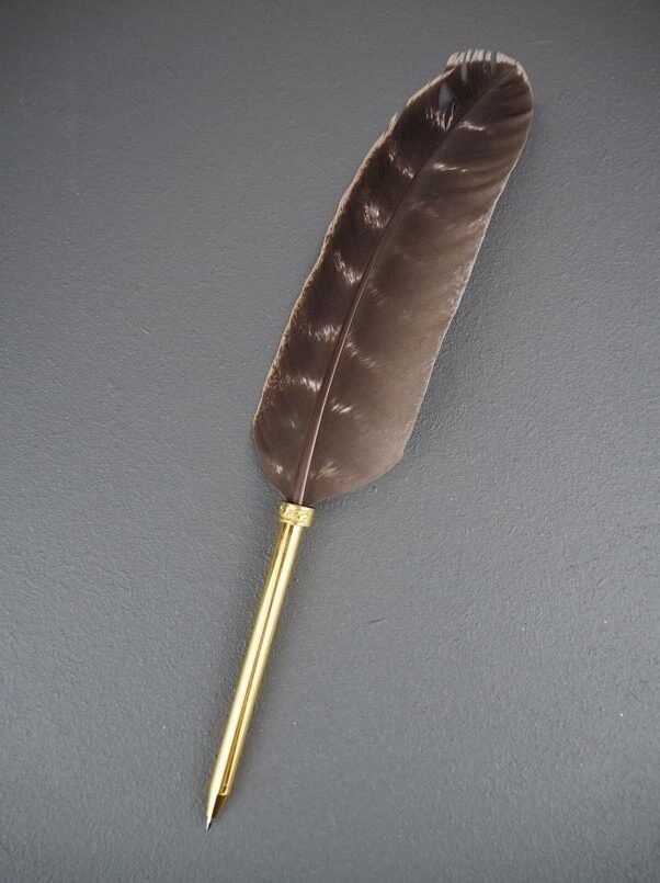 Feather ball pen