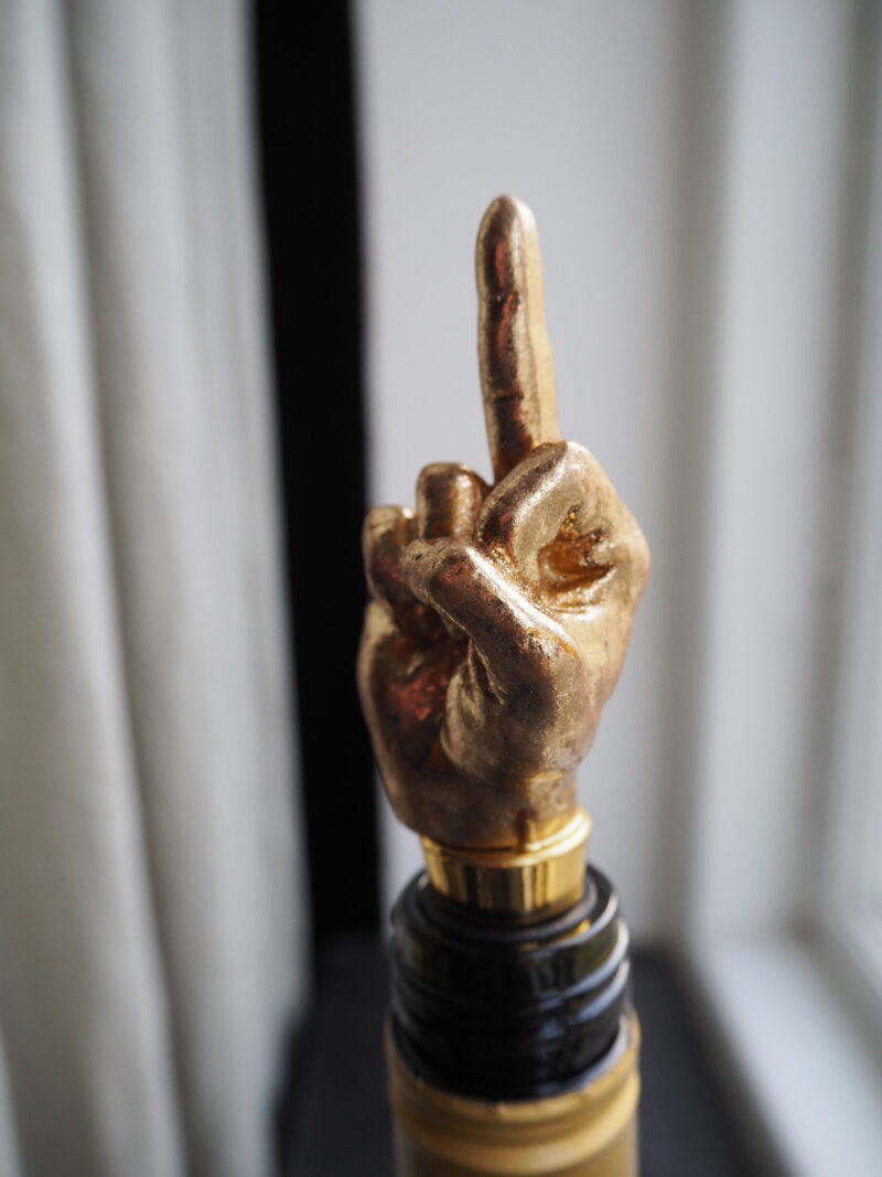 Middle finger Bottle Stopper
