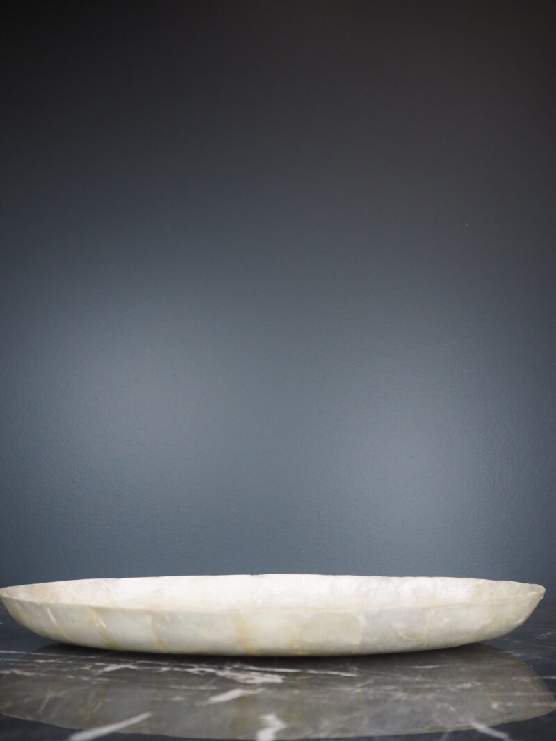 Capiz oval plate