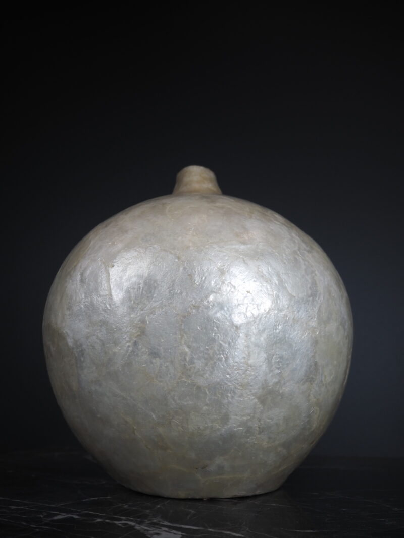 Capiz balloon jar