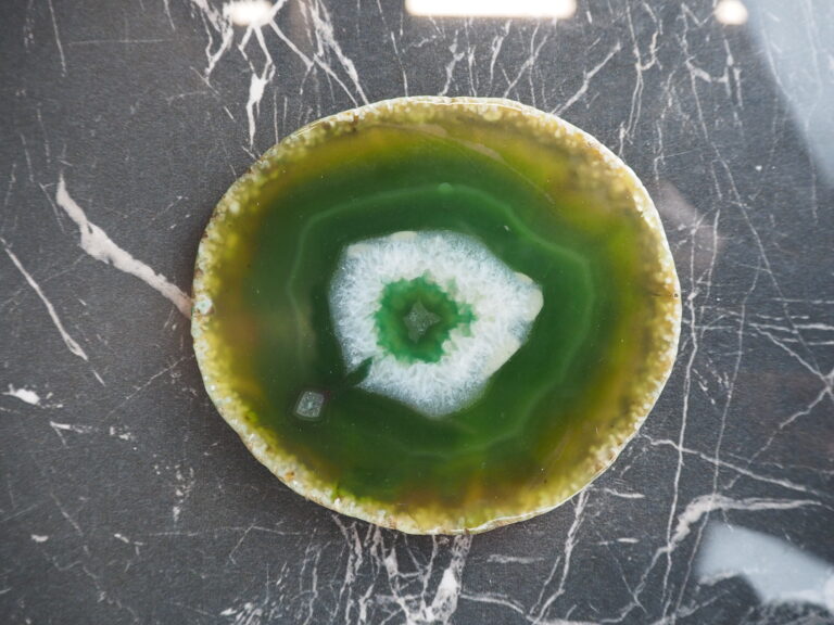 Coaster agate green