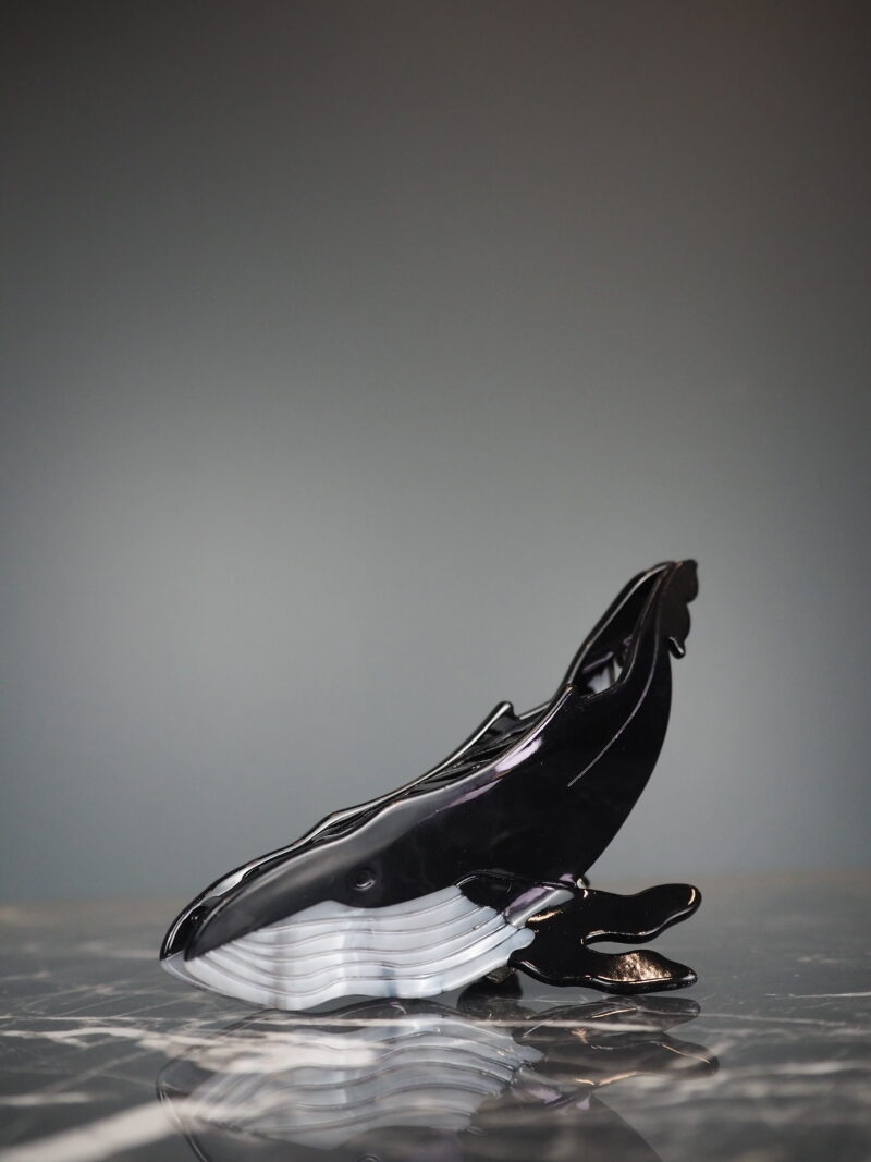 Whale hairclip