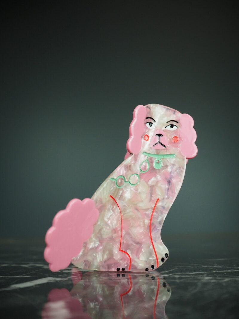 Pink dog hairclip