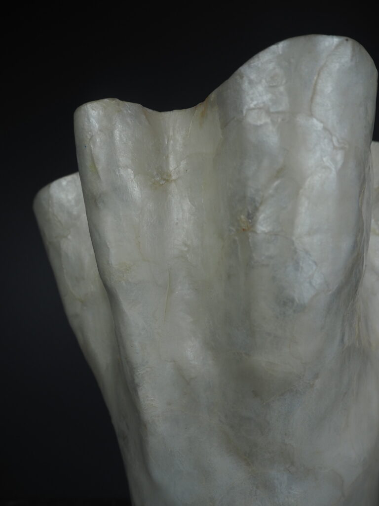Capiz wavy vase 30 cm - Image 2