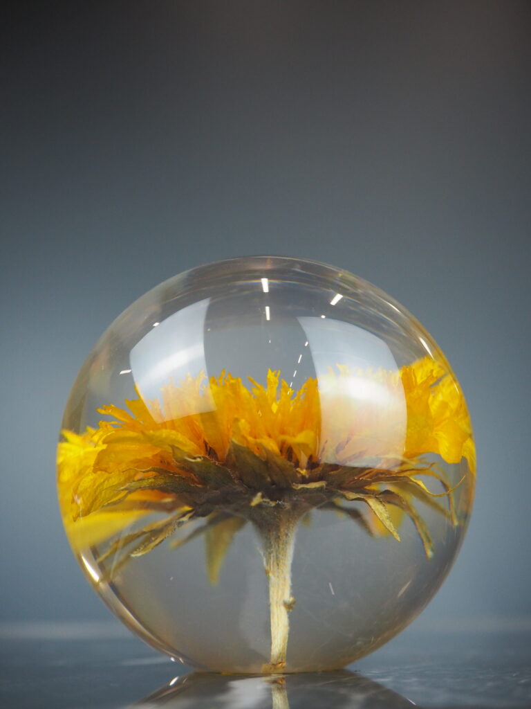 Sunflower paper weight 8 cm - Image 2