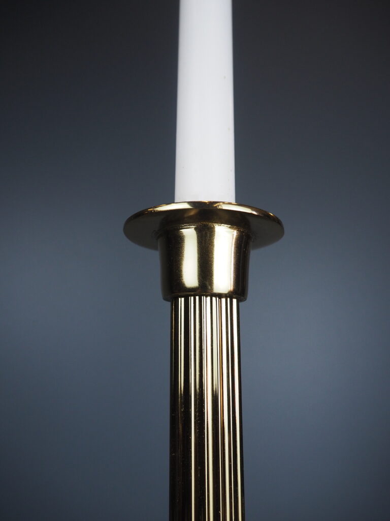 Colonne Candle holder S/2 gold - Image 2
