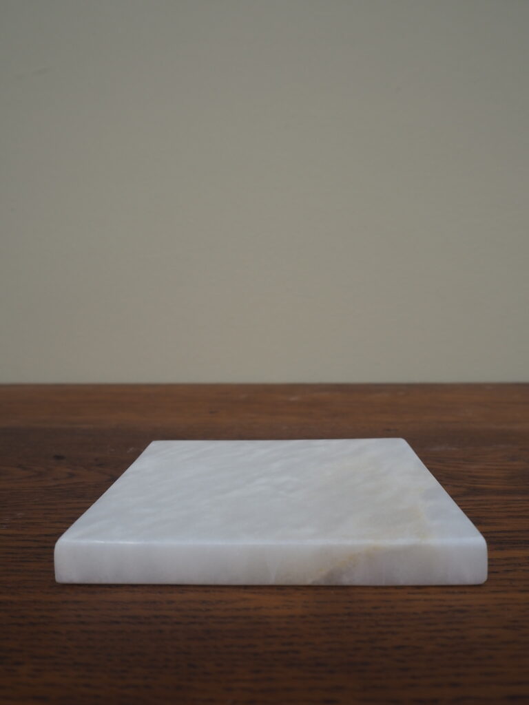Square coaster S/4 white - Image 2