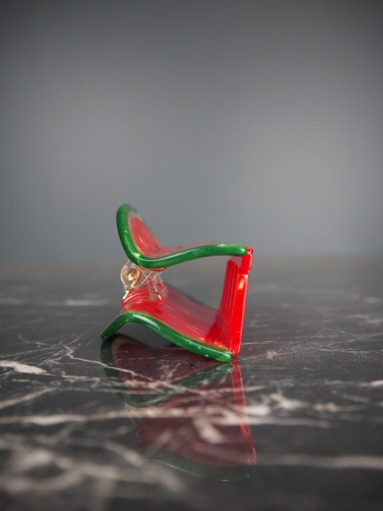 Watermelon  slice  hairclip - Image 2