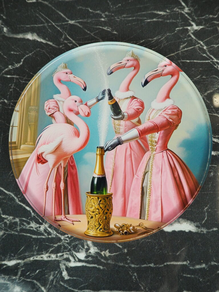 Pink flamingo coasters 3 ass - Image 2