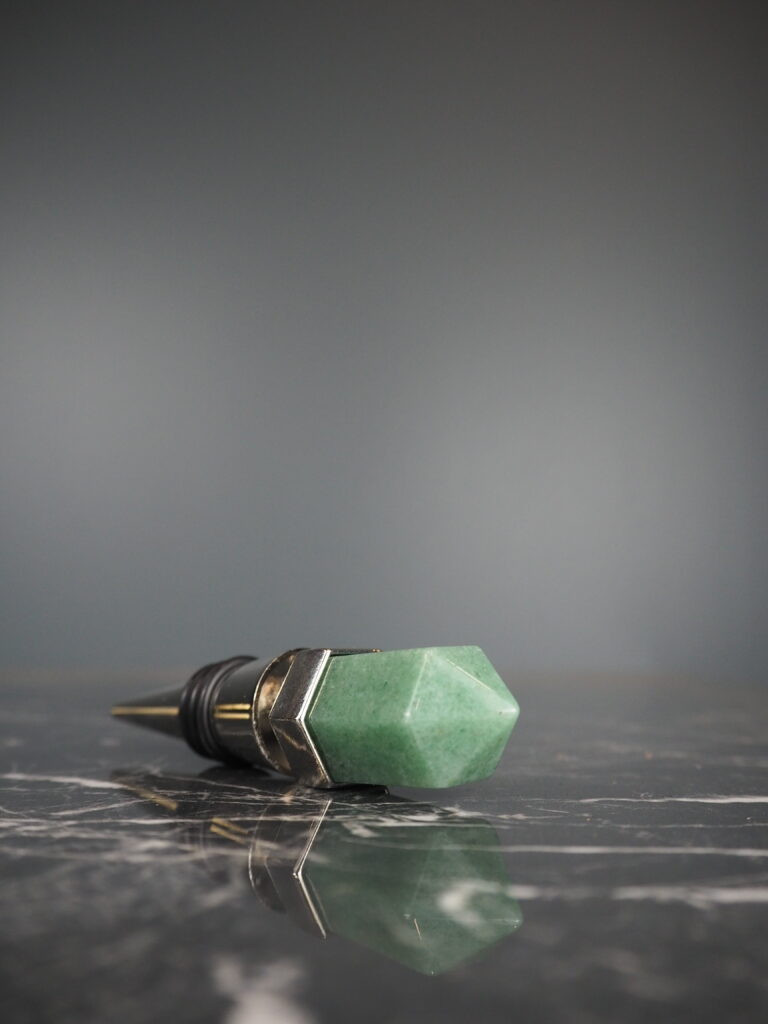 Bottle stopper green aventurine - Image 2