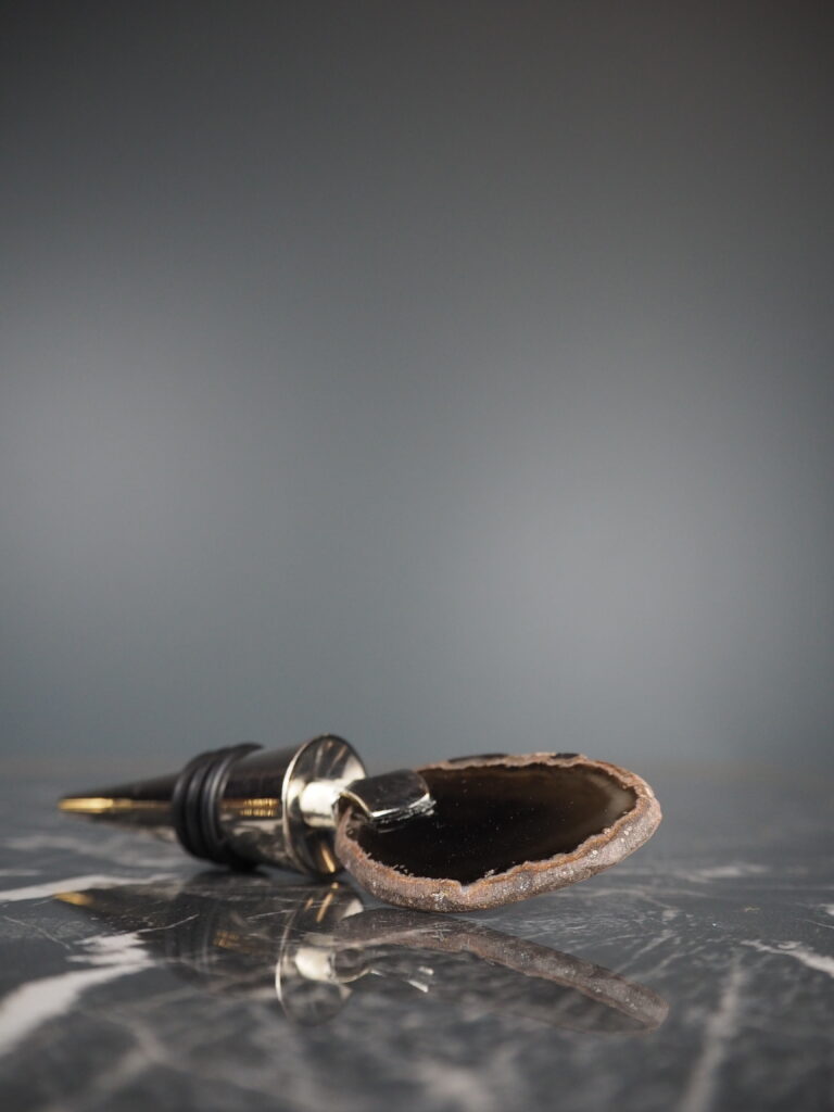 Bottle stopper agate black - Image 2