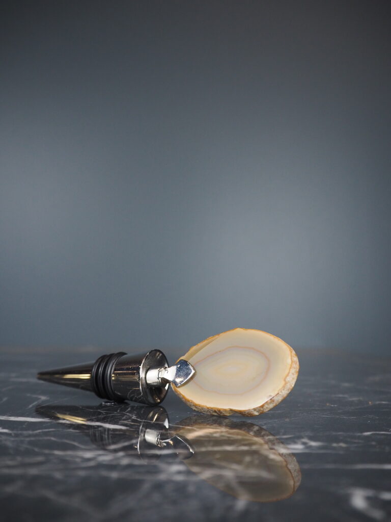 Bottle stopper agate natural brown - Image 2