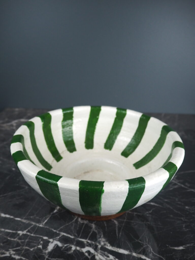Striato Bowl White/Green - Image 4