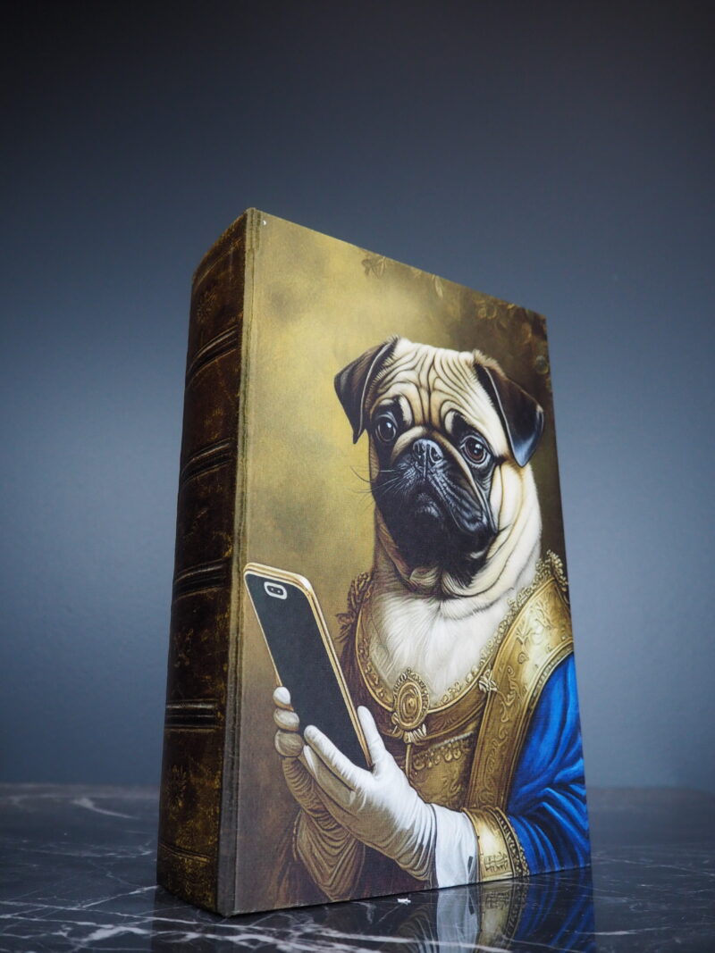 Lady Puggington remote book box