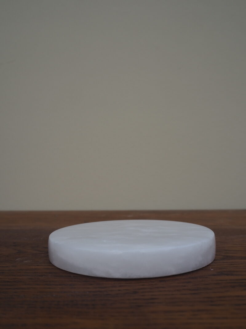 Round coaster S/4 white