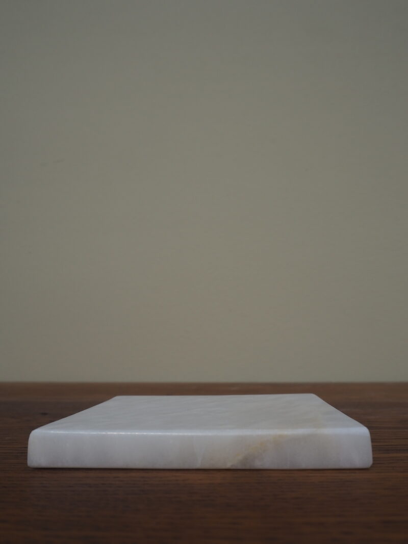Square coaster S/4 white