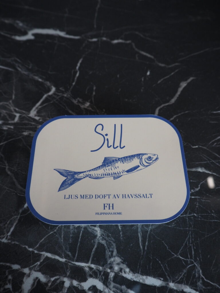 Sill tin candle seasalt & sage
