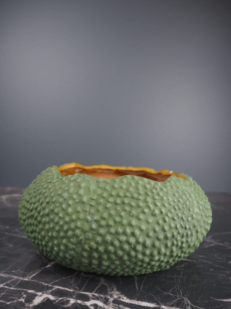Sea Urchin vase green S